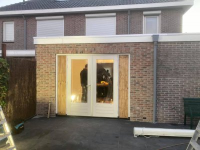 Foto Aanbouw Twee-onder-een-kapwoning